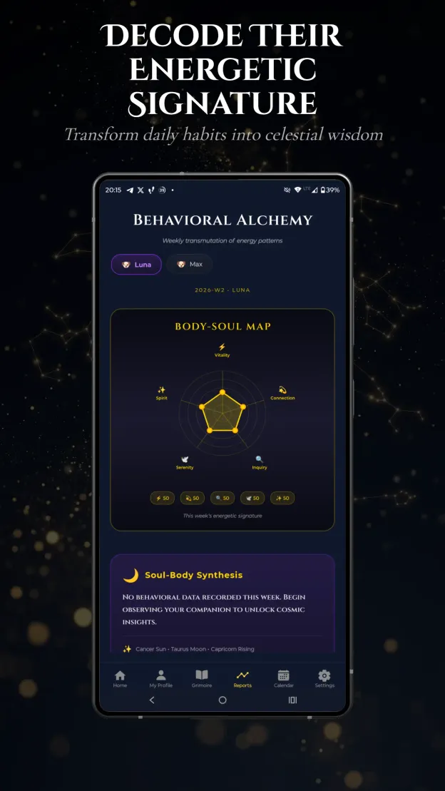 Aetris app - Unlock Daily Celestial Secrets oracle card