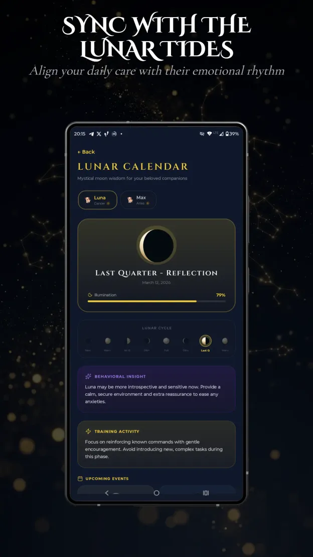 Aetris app - Master Their Cosmic Timing Astral Calendar