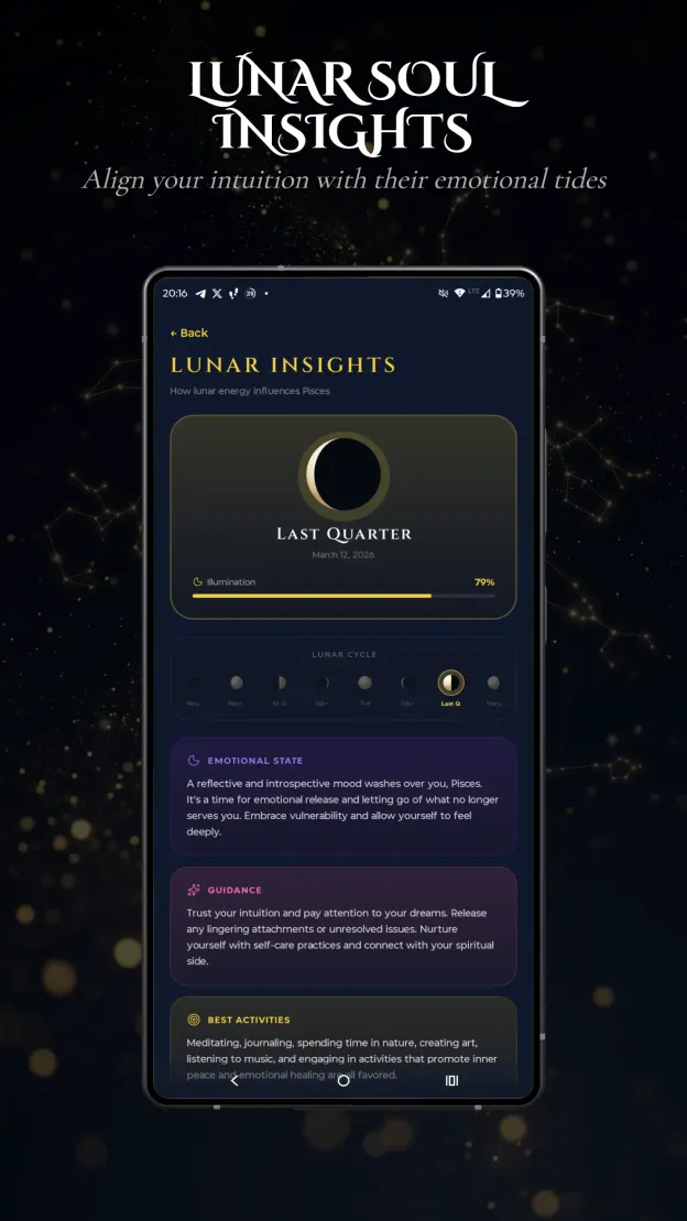 Aetris app - A Connection Beyond Stars Daily Horoscope